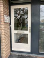 Voordeur 211,5x92,5 Hardhout zeer goede staat, Ophalen, Gebruikt, 80 tot 100 cm, Buitendeur