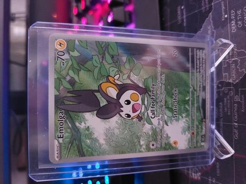 Pokemon Emolga Black Bolt, Hobby en Vrije tijd, Verzamelkaartspellen | Pokémon, Zo goed als nieuw, Losse kaart, Foil, Ophalen of Verzenden