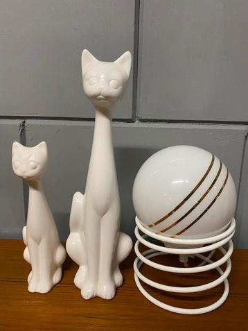 Vintage '70s Spiraal Lamp - Glas & Metaal beschikbaar voor biedingen