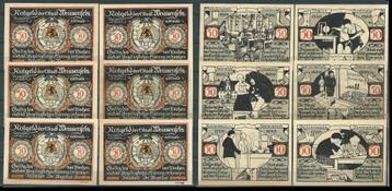 Weissenfels i.T. 6x 50 pf 1921 Noodgeld Notgeld c-85 jdu Voo