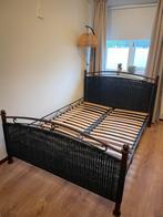 Tweepersoonsbed 140x200, Huis en Inrichting, Ophalen, Gebruikt, Zwart, Tweepersoons