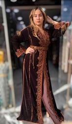 Donkere paars Marokkaanse Takchita, Maat 38/40 (M), Bruin, Ophalen of Verzenden, Zo goed als nieuw