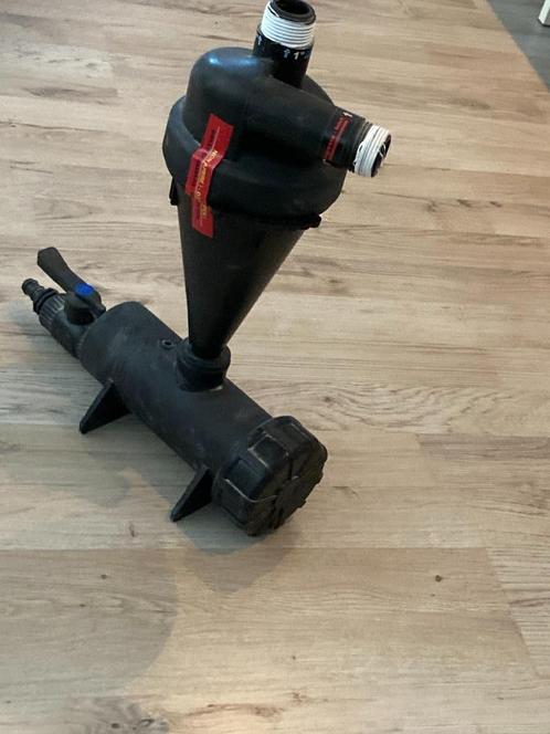 Cycloon zandfilter zandafscheider na slaan bron / bronboren, Tuin en Terras, Waterpompen, Zo goed als nieuw, Elektrisch, Overige typen