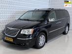 Chrysler Town & Country 4.0 V6 Automaat 7-persoons Leer Navi, Auto's, Gebruikt, Overige modellen, 7 stoelen, Zwart