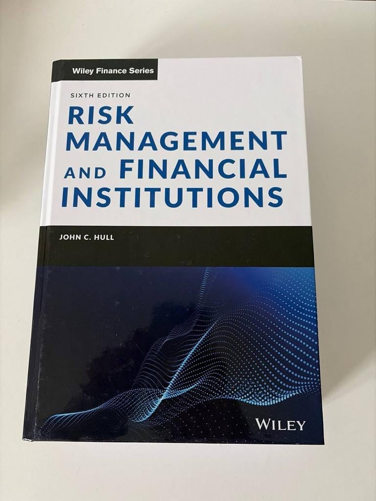 Risk Management & Financial Institutions - CFA Boek (Nieuw), Boeken, Ophalen of Verzenden, Nieuw, Geld en Beleggen, John C. Hull