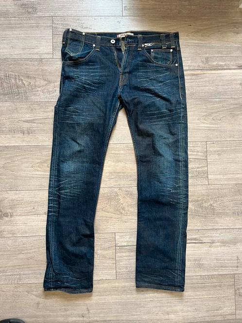Levi’s 504 straight jeans, Kleding | Heren, Spijkerbroeken en Jeans, Zo goed als nieuw, W36 - W38 (confectie 52/54), Blauw, Ophalen of Verzenden