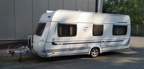 Fendt Topas 495 TG enkele bedden / mover enz., Caravans en Kamperen, Caravans, Particulier, tot en met 4, 1000 - 1250 kg, Rondzit