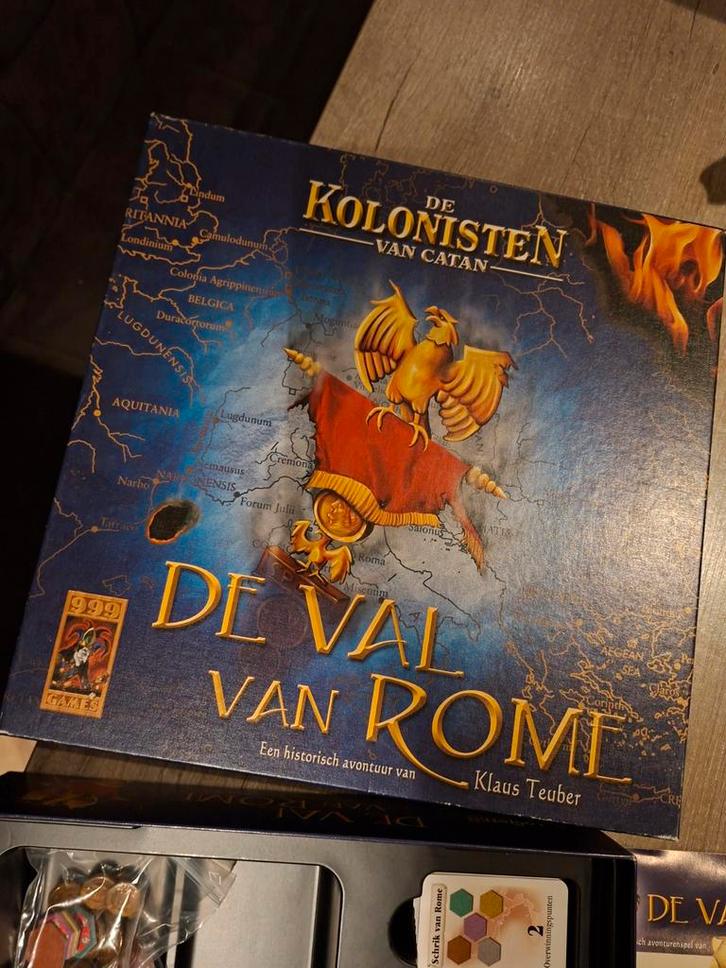 Kolonisten van Catan: De Val van Rome, Hobby en Vrije tijd, Gezelschapsspellen | Bordspellen, Gebruikt, Drie of vier spelers, Ophalen