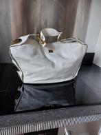 leren designer tas Escada.Groot binnenvak/2kleine vakjes., Ophalen of Verzenden, Zo goed als nieuw, Wit, Handtas