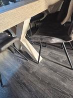 Eettafel met stoel en salontafel, Ophalen, Gebruikt, 100 tot 150 cm, 150 tot 200 cm