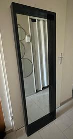 Grote spiegel zwart van kwantum. Zo goed als nieuw., Ophalen, Zo goed als nieuw, 150 tot 200 cm, Rechthoekig