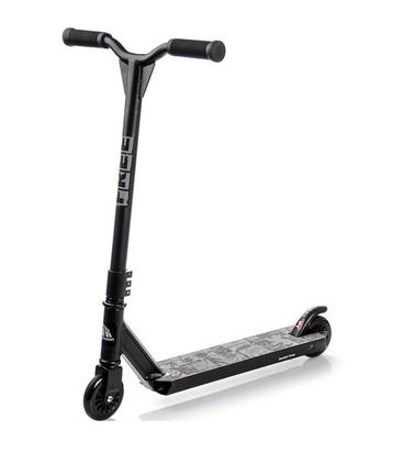 METEOR Free Stuntstep Aluminium Zwart ABEC-7 Demo OP=OP!!! beschikbaar voor biedingen