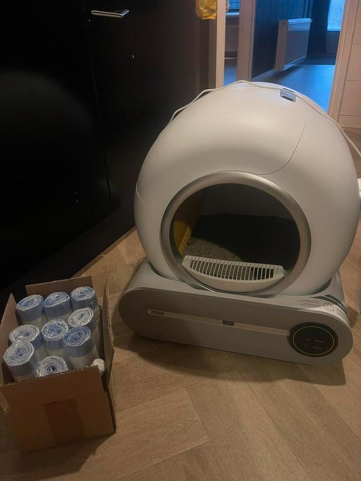 Zedar automatische/zelfreinigende kattenbak, Dieren en Toebehoren, Kattenbakken, Zo goed als nieuw, Zelfreinigend, Ophalen of Verzenden