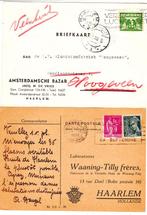 Haarlem, 6 X, Bedrijven., Verzamelen, Ansichtkaarten | Nederland, Verzenden, 1920 tot 1940, Gelopen, Noord-Holland