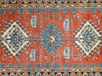 Handgeknoopt Perzisch wol antiek Karaja tapijt 98x188cm, Persian Perzisch vintage oosters hype, Gebruikt, 150 tot 200 cm, Rechthoekig