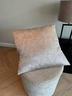 Claudi sierkussen champagne beige kussen, Huis en Inrichting, Ophalen of Verzenden, Gebruikt, Beige, Vierkant