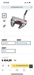 NIEUW Evnroll EV5.2 Duo Putter 34 inch incl. headcover, Ophalen of Verzenden, Nieuw, Club, Overige merken