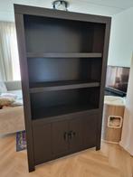 WOOOD Benson | matzwarte buffetkast, Huis en Inrichting, Ophalen, 100 tot 150 cm, 200 cm of meer, Grenenhout