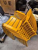 Gele fermob Luxembourg armstoelen Gebruikt Prijs p/st, Ophalen, Gebruikt, Kunststof