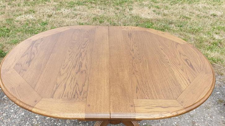 Bannink Jugendstil eetkamer eiken uitschuifbaar tafel, Antiek en Kunst, Antiek | Meubels | Tafels, Ophalen