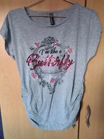 Tshirt pailletten, Kleding | Dames, T-shirts, Blind date, Gedragen, Grijs, Maat 38/40 (M)