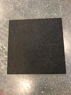 100 m2 rubberen mat tegel matten 50 x 50 x 2,5 cm, Gebruikt, 50 x 50 x 2,5 cm, Matten, Fitnessmat