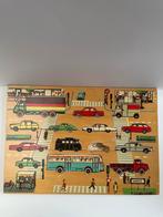 Simplex puzzel vintage, Ophalen of Verzenden, 10 tot 50 stukjes, Gebruikt, Van hout