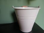 Leuke (deco) emmer, Huis en Inrichting, Ophalen of Verzenden, Nieuw, Zink, Met handgreep