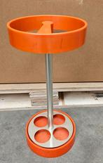 Vintage 70s oranje paraplu-standaard, Ophalen of Verzenden