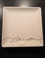 Riviera maison vierkante ontbijt/gebaksbordjes, Ophalen of Verzenden, Bord(en), Overige stijlen, Glas