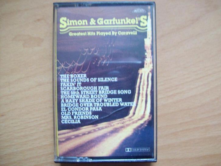 Simon & Garfunkel's Greatest Hits played by Caravelli, Cd's en Dvd's, Cassettebandjes, Gebruikt, Origineel, Pop, 1 bandje, Ophalen of Verzenden