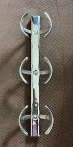 Vintage Metalen Kapstok, Wandkapstok, Gebruikt, Ophalen of Verzenden, Minder dan 100 cm