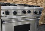 Luxe Fornuis Viking 90cm rvs GASOVEN Teppan Yaki grill, 60 cm of meer, Ophalen of Verzenden, Zo goed als nieuw, Energieklasse A of zuiniger