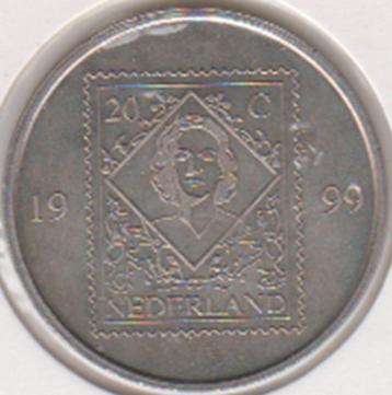 Nederland speciale postpenning 1999 afb. Inhuldigingszegel beschikbaar voor biedingen