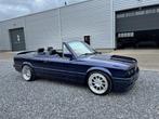 BMW Cabriolet 325i M-Tech 2 Edition e30 1991 Blauw Metallic, Auto's, 65 €/maand, Gebruikt, Zwart, 2494 cc