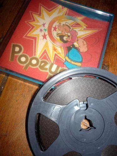 8mm film Popeye "Superman" - zw/w - silent - 60mtr, Audio, Tv en Foto, Filmrollen, 8mm film, Ophalen of Verzenden