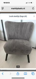 Leuke club fauteuil, Huis en Inrichting, Stoelen, Ophalen, Zo goed als nieuw, Grijs, Eén