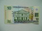 1396. Suriname, 10 dollars 2019 UNC., Verzenden, Zuid-Amerika, Los biljet