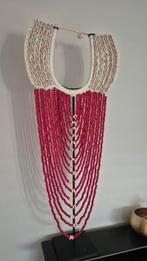 Decoratieve Schelpenketting met Houten Kralen, Huis en Inrichting, Ophalen of Verzenden, Nieuw