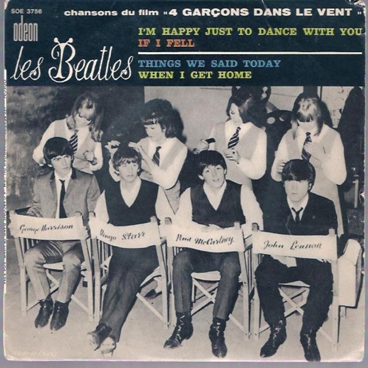 SINGLE E.P. THE Les Beatles Chansons Du Film 4 GARCONS EP, Cd's en Dvd's, Vinyl Singles, Zo goed als nieuw, EP, Pop, 7 inch, Verzenden