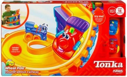 Playskool Tonka, Chuck & friends treinstation, Kinderen en Baby's, Speelgoed | Speelgoedvoertuigen, Zo goed als nieuw, Ophalen of Verzenden