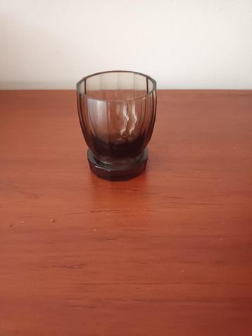 Oud rookglaasje/ Art Deco stijl beschikbaar voor biedingen
