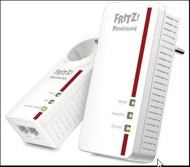 AVM FRITZ! Powerline 1260E WLAN Set aangeboden, Computers en Software, Powerlines, Gebruikt, Ophalen of Verzenden