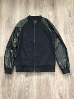 Jas maat M met kunstleren mouwen, Ophalen of Verzenden, Nieuw, Maat 48/50 (M), Zwart