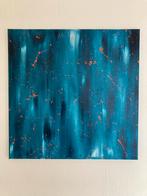 Uniek abstract schilderij (60x60), Ophalen of Verzenden