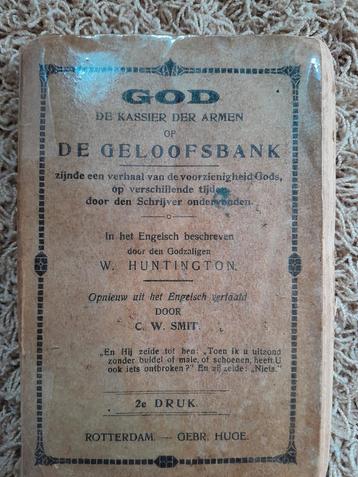 De Geloofsbank W. Huntington beschikbaar voor biedingen