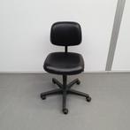Ahrend werkplaatsstoel - zwarte skai bureaustoel, Gebruikt, Bureaustoel, Ophalen