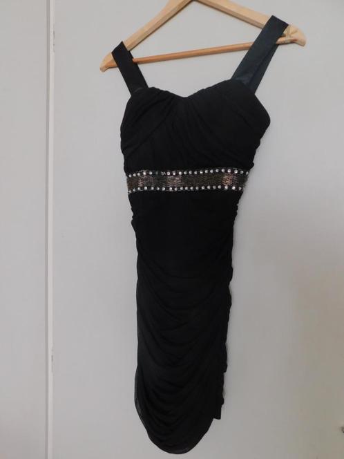 Cotton Club feest/gelegenheid jurk, zwart - S, Kleding | Dames, Gelegenheidskleding, Gedragen, Overige typen, Maat 36 (S), Zwart