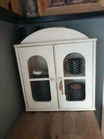 Charmant brocant kastje met kippengaas, Minder dan 50 cm, Ophalen of Verzenden, Minder dan 25 cm, Minder dan 100 cm