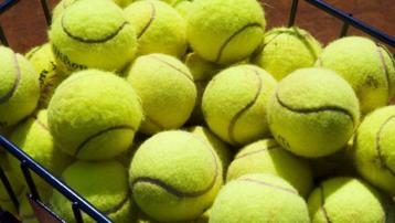 tennisballen gebruikt